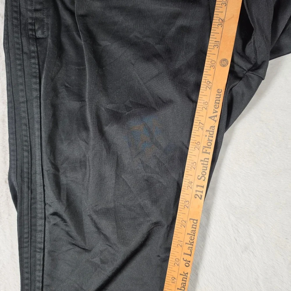 adidas Track Pants Mens XL Black 3-Stripe‎ Athletic Activewear Loungewear